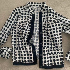 Black Polka Dot Rain Coat